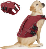 ASENKU Dog Life Jacket, High Floatation Dog Swimming Vest with Rescue Handles for Small Medium Large Dogs, Pet Safety Swimsuit Preserver for Pool Beach Boating (LakeGreen, L) - Image 15