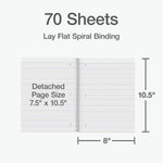 Oxford kids handwriting practice notebook open view showing ruling lines