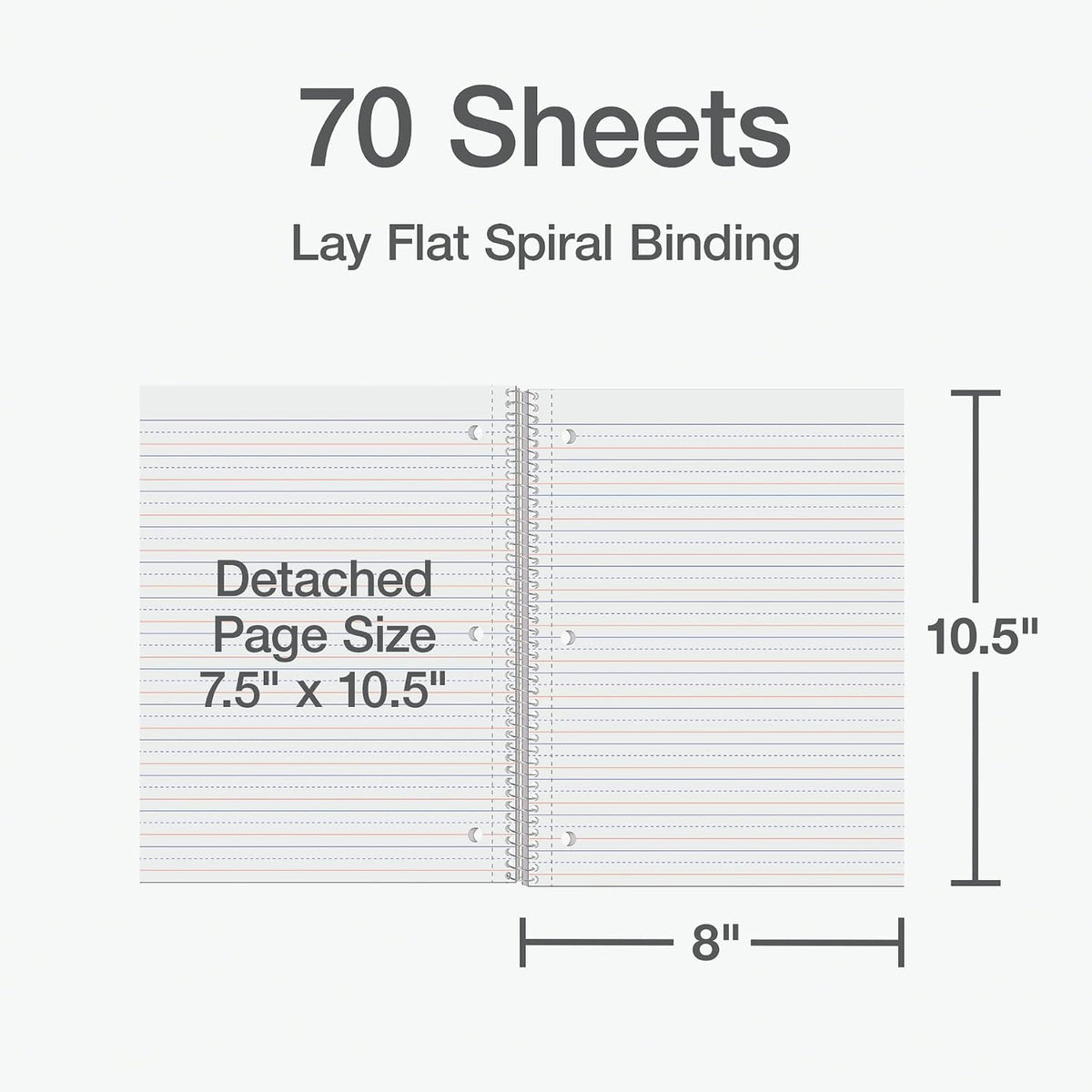 Oxford kids handwriting practice notebook open view showing ruling lines