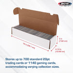 BCW card organizer showing inner capacity