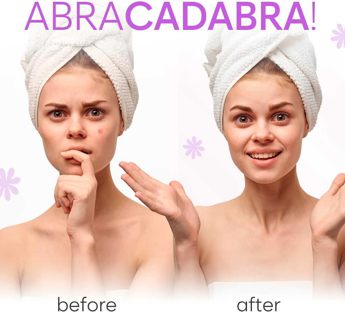 Demonstration of overnight blemish protection patches