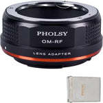 PHOLSY lens mount adapter front view for Canon RF