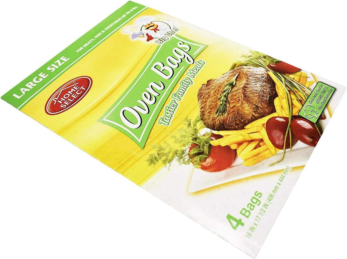 Home Select heat resistant cooking bags packed in box