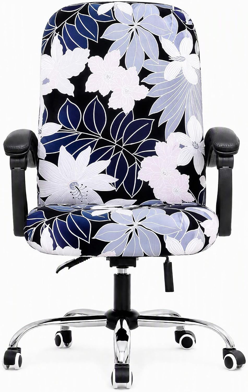 Computer Office Chair Covers for Stretch Universal Rotating Chair Desk Chairs ONLY Chair Covers (Black, Medium) - Image 11
