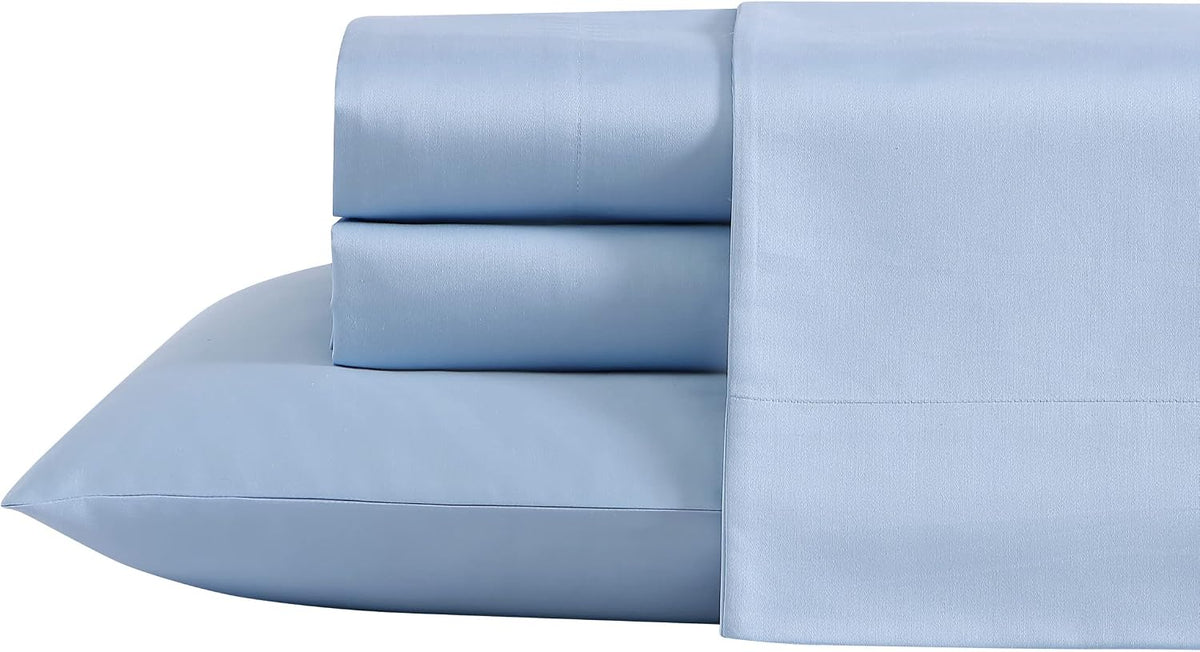 Laura Ashley - Queen Size Sheet Set, Ultra Soft Cotton Blend Sateen Bedding with Fitted Sheet and Pillowcases, Deep Pocket, 800 Thread Count, College Dorm Room Essentials (Pastel Pink) - Image 11