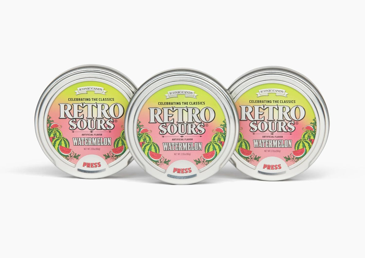 Retro Sours | Hard Tangy Candy | Brought To You By Iconic Candy (3, Tangerine, Mango, Citrus) - Image 11