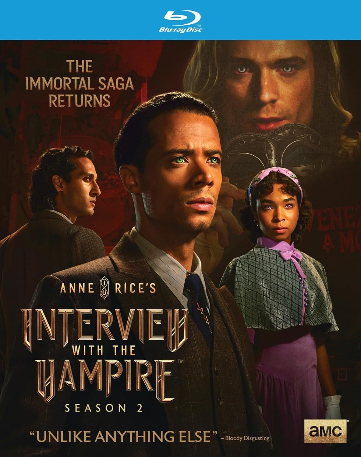 Sam Reid and Assad Zaman Interview with the Vampire Season 2 Blu-ray front cover view