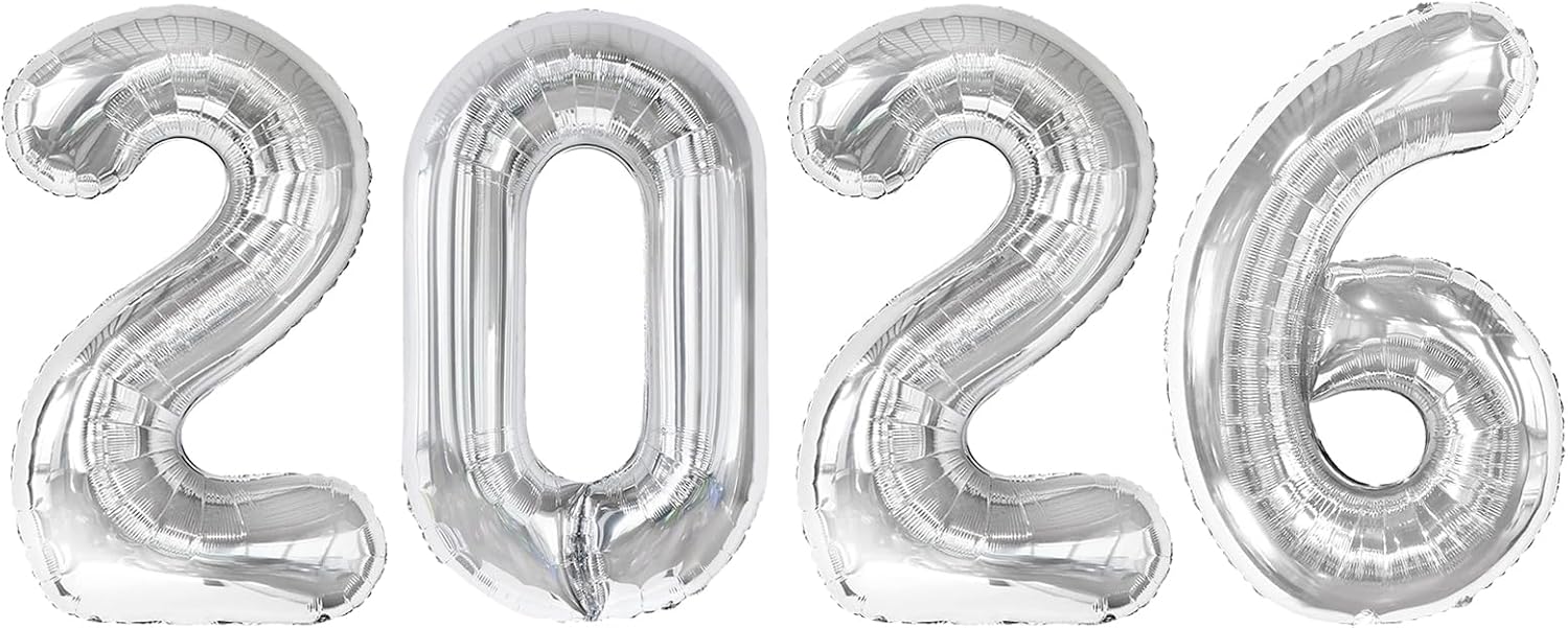 IWERP 2026 balloons front view showcasing silver number design