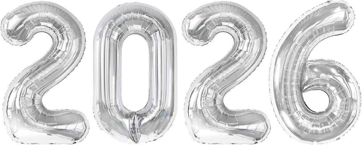 IWERP 2026 balloons front view showcasing silver number design