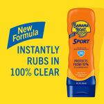 Banana Boat sport sunscreen cap open showing dispenser nozzle