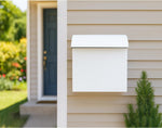 NACH Large Mailbox for House, 12.4"x7.1"x11.8 White Mailboxes for Outside, Waterproof Mailbox - Baxter-Style Wall Mount Mailboxes for Outside - Image 10