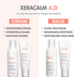 Close up of Avene XeraCalm cream pump dispenser