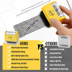 Miseyo roller stamp alternative to shredder box