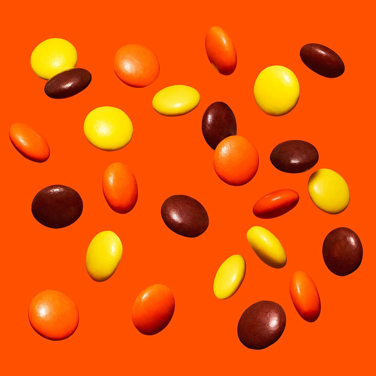 Authentic Reese's Pieces imported peanut butter snacks for dessert topping