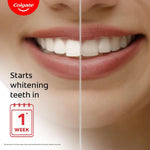 Colgate teeth whitening toothpaste tube back label details