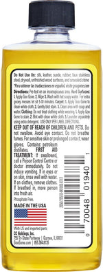 Goo Gone 2 Ounce adhesive cleaner packaging label detail