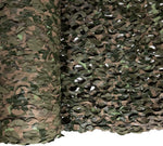 Complete packaging and retail presentation of the camouflage net
