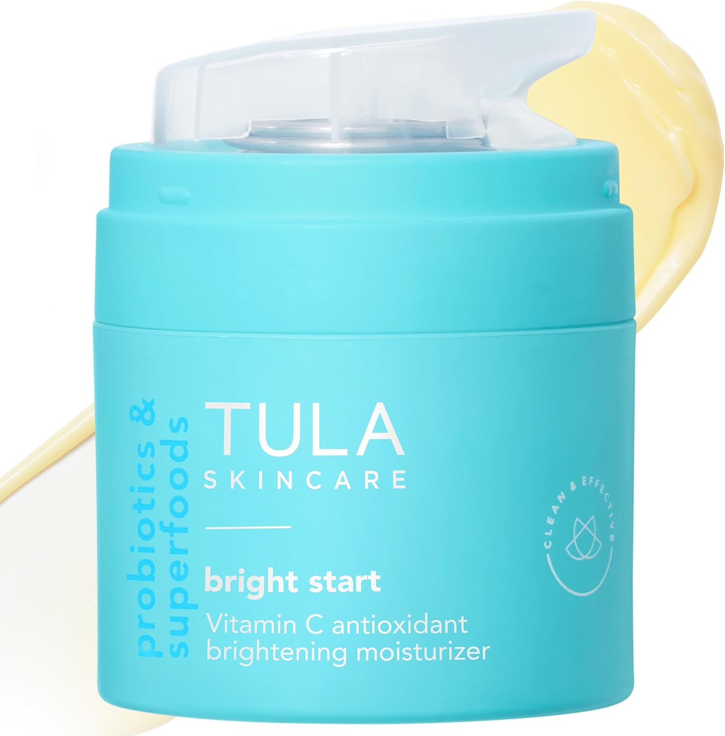 TULA Skin Care Bright Start Vitamin C Antioxidant Brightening Moisturizer - Lightweight Gel Cream, Brightens, Hydrates & provides Antioxidant Protection, 1.7 oz. - Image 1