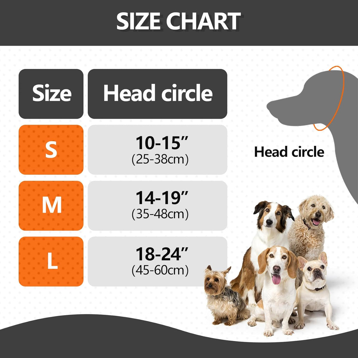 Lianzimau dog ear covers showing hook-and-loop adjustment