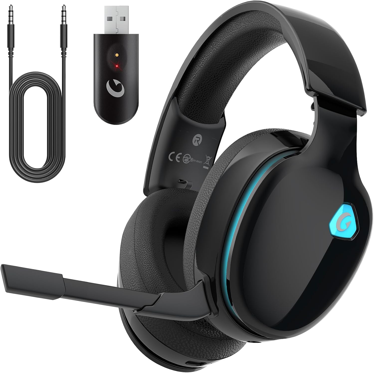 Gvyugke Captain 300 wireless gaming headset front view black