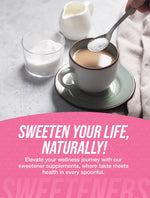 Zero calorie sugar alternative powder for baking and beverage sweetening