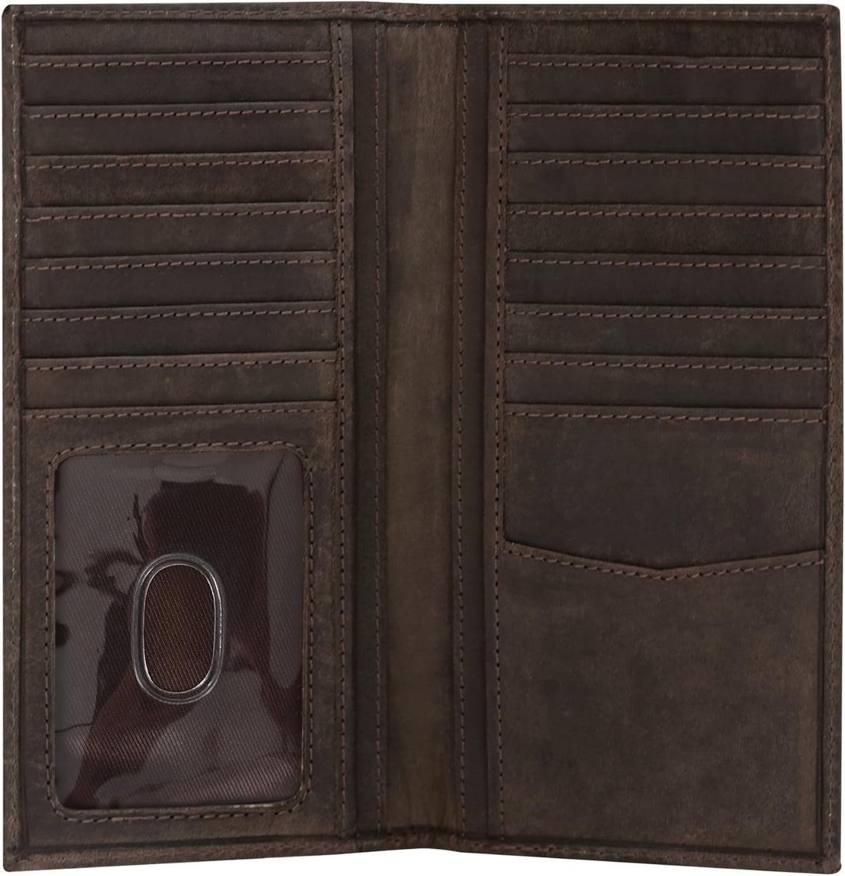 ELIZO biker billfold wallet back view