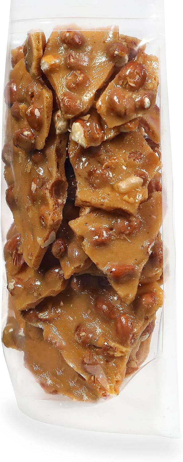 Smarty Stop holiday candy collection highlighting the one pound peanut brittle pack