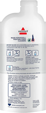 Bissell Little Green Pro Oxy pouches next to portable deep cleaner