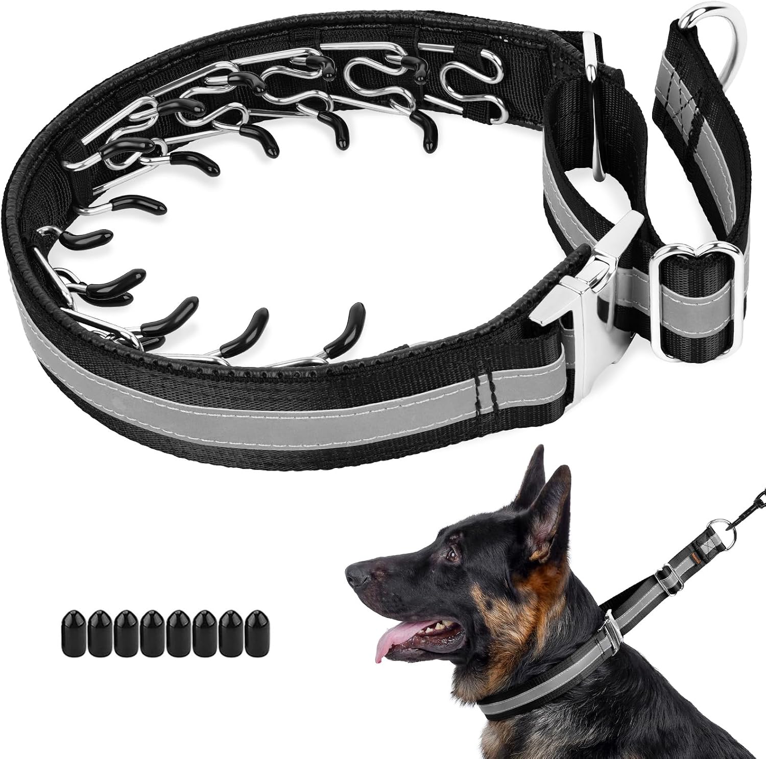 Mayerzon Martingale No Pull Dog Collar front view