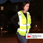 Salzmann work vest ID window and pen slots