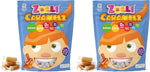 Zolli Caramelz dye free vegetarian healthy sweets layout