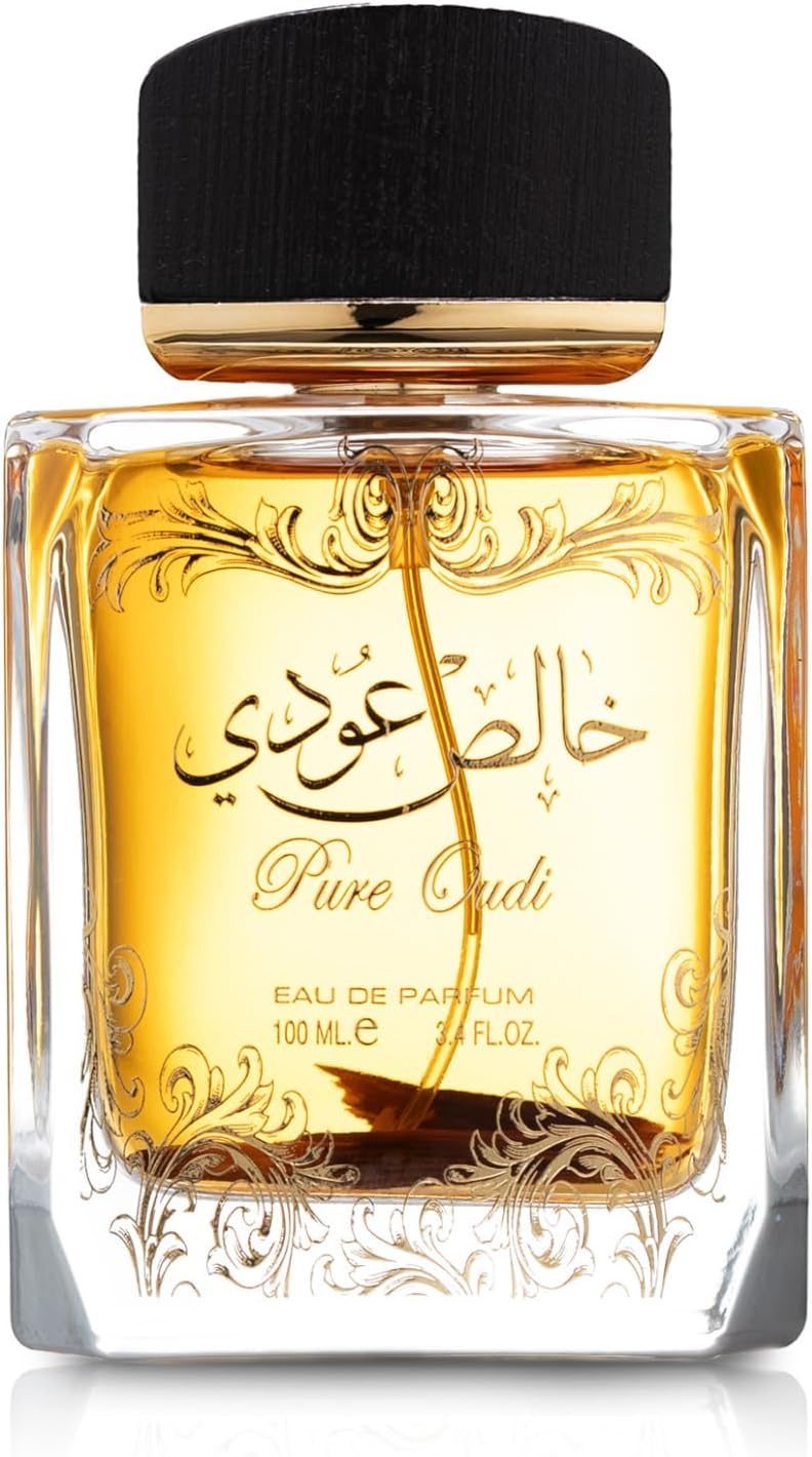 Lattafa Perfumes Pure Oudi (Khalis Oudi) 2 Piece Set for Unisex (3.4 Ounce Eau de Parfum Spray + 1.7 Ounce Perfumed Body Spray) - Image 1