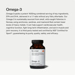 Authentic imported Momentous supplement jar lifestyle shot