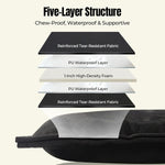 Couzssyhi dog bed anti slip bottom surface