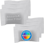 Itouchless AbsorbX odor filter 6-pack packaging front view