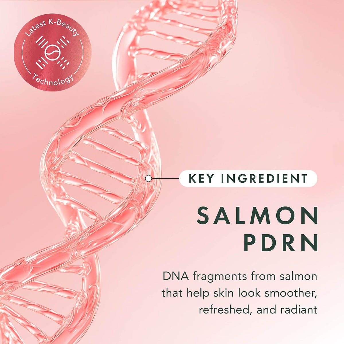 Close up of the embossed anti slip hydrogel face mask texture by Rael