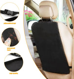 Fogfar black car seat back cover in vehicle interior
