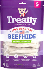 USA Beefhide Chip Rolls 10-11" Dog Chew Treats - Natural Flavor, 10 Count/1 Pack - Image 11