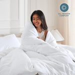 Bare Home duvet cover set close-up fabric texture