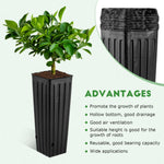 Hanabass plastic treepots displaying vertical structural ribs