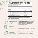 Micro Ingredients Kids Omega-3 nutrition facts label
