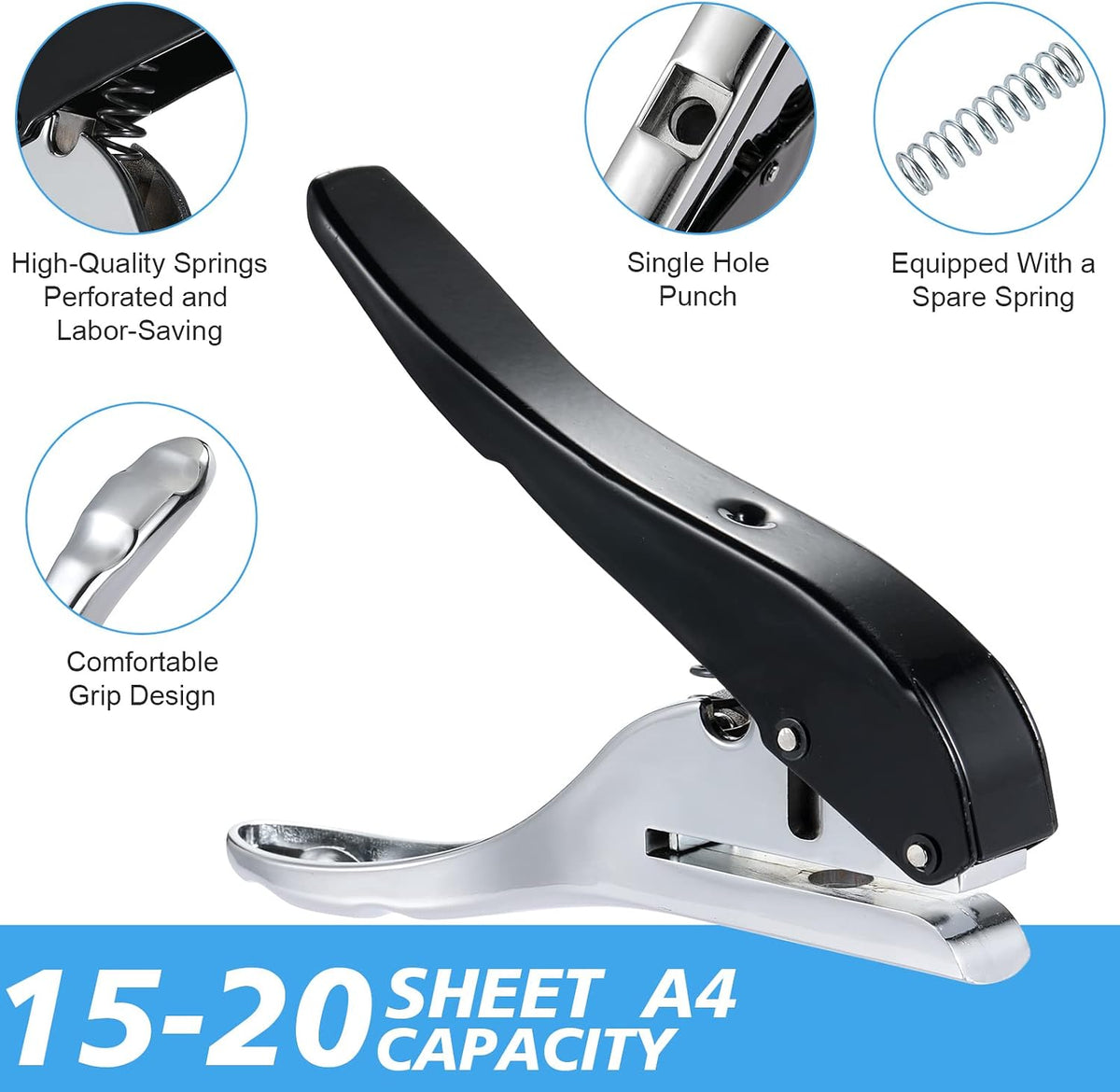 AGUZXTM handheld hole punch mechanism close up