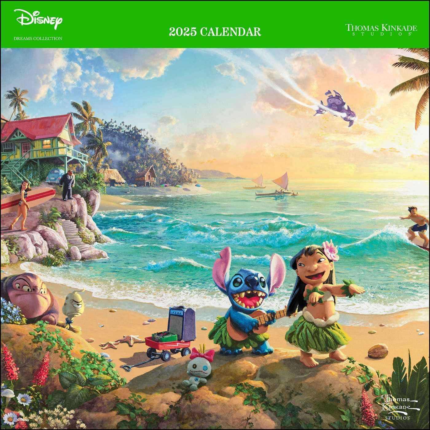 Disney Dreams Collection by Thomas Kinkade Studios: 2025 Wall Calendar - Image 1