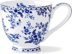 16 oz Bone China Coffee Mug, Elegant Floral Coffee Tea Cup for Hot Drinks | Lightweight bone china, Vivid floral decor, Microwave dishwasher safe, 16oz capacity, Fits coffee tea daily hot beverages - Image 10