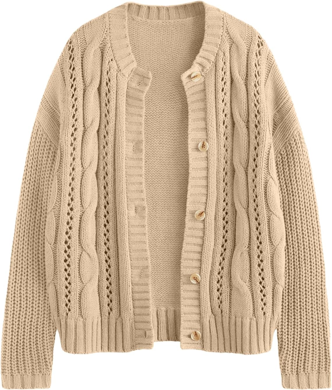 Lillusory army green cardigan lifestyle shot