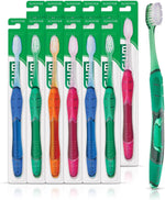 GUM Sensitive Clean Technique Soft Toothbrush, Compact, 1 Count (12 Pack) | Ultra-Fine tapered bristles for deeper reach, Quad-Grip ergonomic handle, for sensitive gums & enamel, Replace every 3 months - Image 11