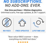 BlueDriver OBD2 Scanner Bluetooth, No Subscription, ABS SRS TPMS - Image 7