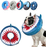 SCENEREAL Dog Cone Alternative After Surgery Pet Recovery Collar for Small Medium Large Dogs Cats, Adjustable Inflatable Donut to Prevent Licking, Black Suit Print E-Collars - Image 12