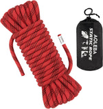 AOLEBA 10.5 mm Static Climbing Rope 10M(32ft) 20M(64ft) 30M(96ft) 50M(160ft) 70M(230ft) Outdoor Rock Climbing Rope, Escape Rope Ice Climbing Equipment Fire Rescue Parachute Rope - Image 9