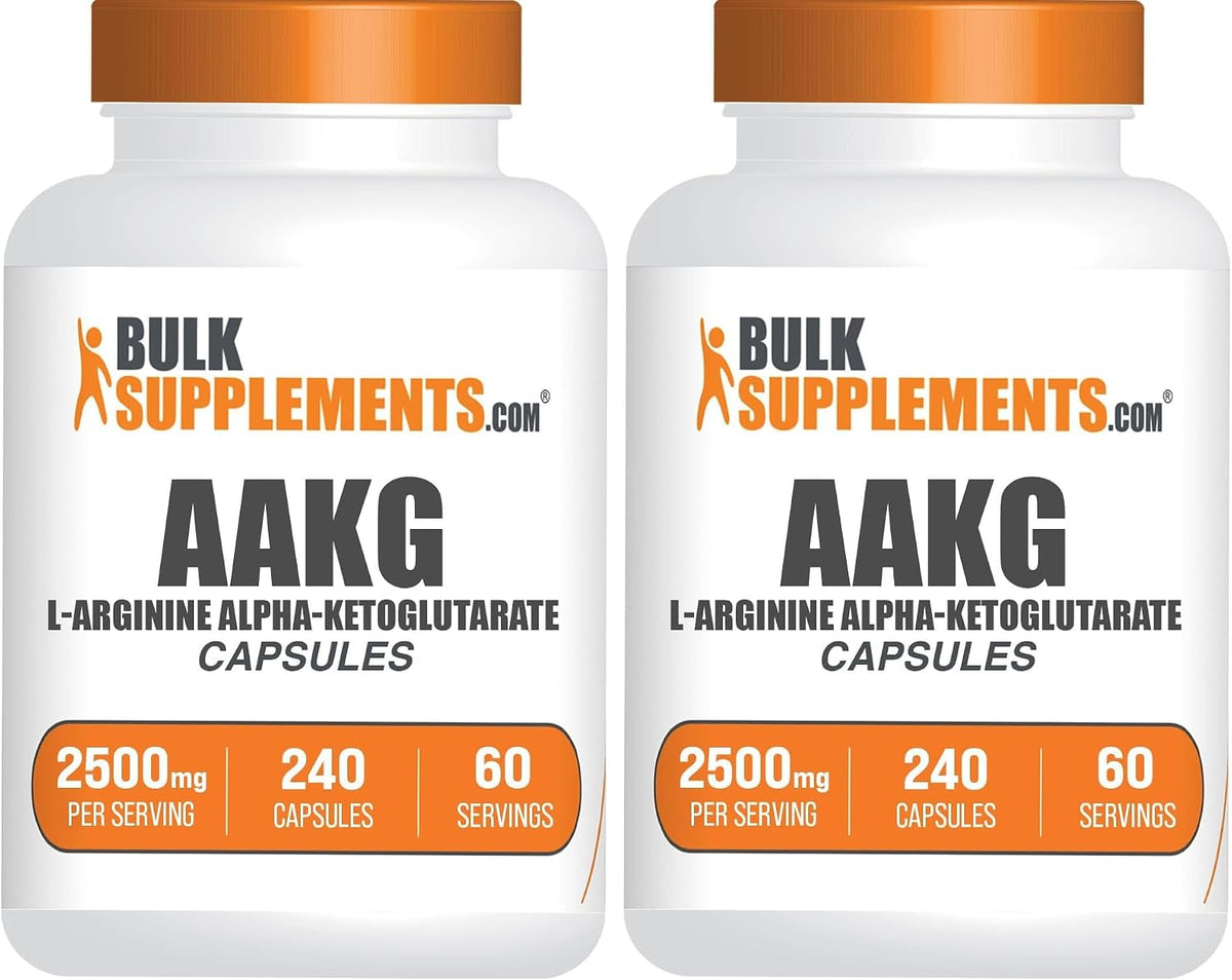 BulkSupplements AAKG nitric oxide support capsules